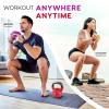 Yes4All Kettlebell, 65 LB Neoprene Coated Cast Iron Kettlebells, Wide Grip Handle & Flat Bottom for Swings, Squats, Deadlifts, Push Ups & Full Body Training at Home Gym view 4