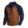 MGWTFZDL 1/4 Zip Pullover Mens Quarter Zip Pullover Waffle Shirts for Men Wool Sweater Sweatshirt Men's Henley Long Sleeve 50 view 1