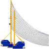 BTURYT Volleyball net Volleyball/Badminton Stand with Increase Stable Base,Portable Wheels Indoor & Outdoor Use Indoor Gym view 1