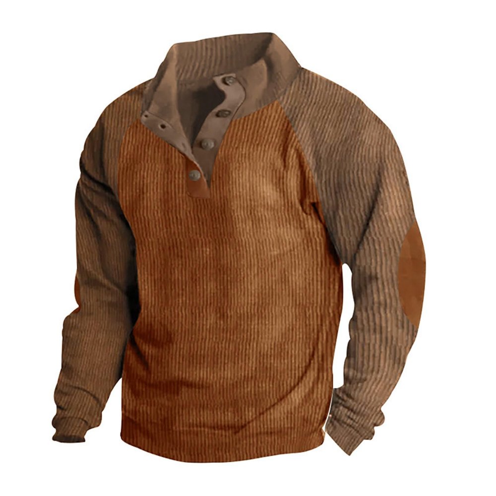 Sweat Shirts Mens Adult Quarter Zip Sweatshirt Pullover De Hombre Suteres para Hombre Button Up Sweater for Man Zara Clothes 40