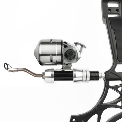 AMEYXGS MPX39 Bowfishing Reel with Seat and Power Rod for Archery Hungting Bow Fishing, Stainless Steel and Aluminium, Left/Right Reversible Handle