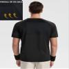 SENBWL Mens Pickleball Shirts Performance Moisture Wicking Soft Cooling Active Deodorant Quick Dry Fit Short Sleeve Workout Hiking Camping Running Tennis T Shirts for Men 83117 Black XL view 4