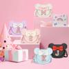 Aganmi Unique Toddler Purse Initial Letter Crossbody Bag for Girls Personalized 2 3 4 5 6 7 8 Year Old Girl Birthday Gift Cute Little Girls Purse Kids Wallet Small Ears Bow Purse (Black Q) view 3