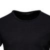 1/2/3 Pack Cotton Shirt for Men Short Sleeve V Neck Summer Casual T-Shirts Soft Comfortable Slim Basic Tee Tops (Black2,L) view 3