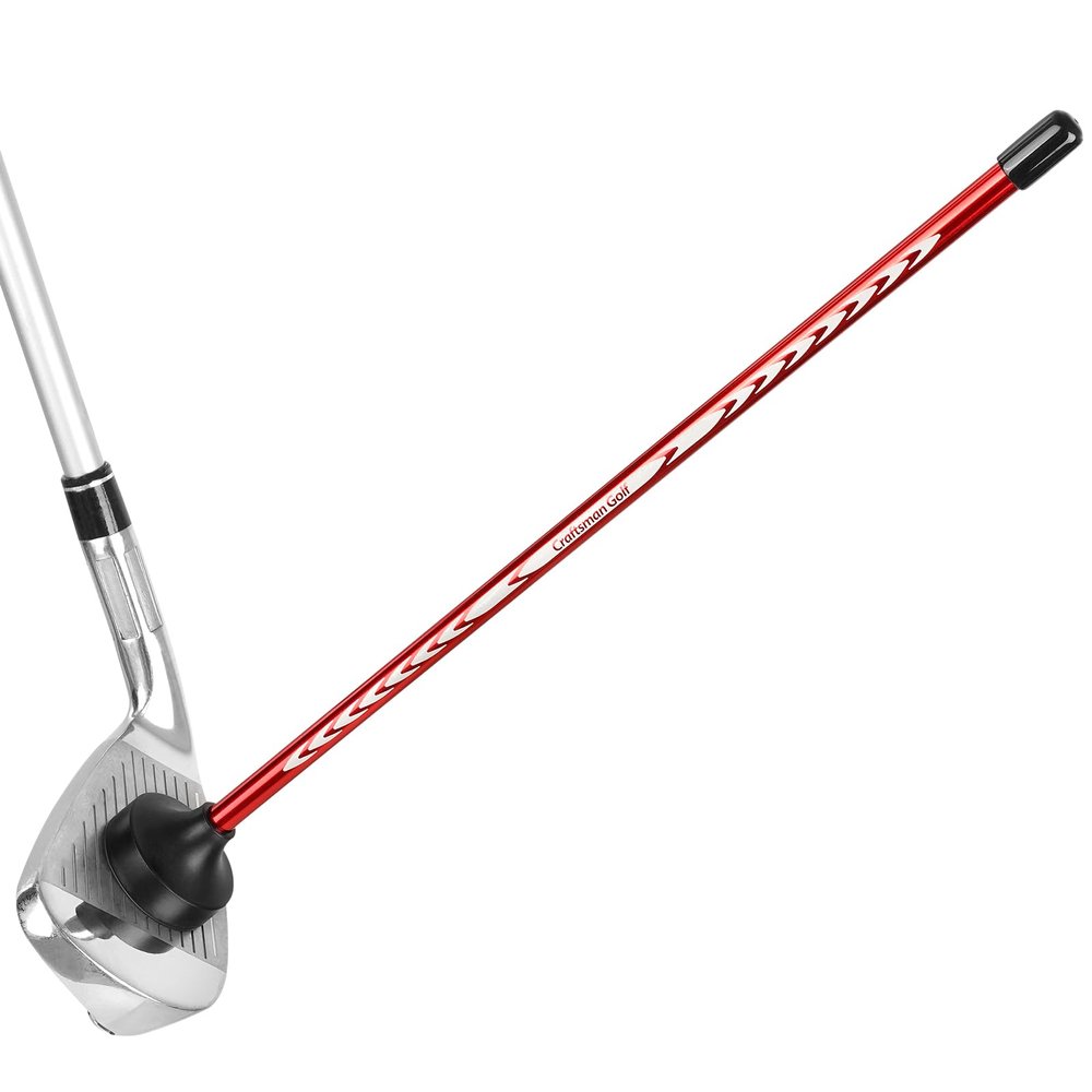 Craftsman Golf Alignment Rods for Golf Swing Training Aid, Golf Alignment Stick with Strong Magnetic Base Golf Practice Stick, 10" Stick Golf Club Tool Calibrate Golf Shots