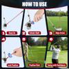 Craftsman Golf Alignment Rods for Golf Swing Training Aid, Golf Alignment Stick with Strong Magnetic Base Golf Practice Stick, 10" Stick Golf Club Tool Calibrate Golf Shots view 3