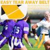 Hilhook Flag Football Belts, 14 Player Flag Football Set with 42 Flags for Kids Youth and Adults Training Equipment (White and Yellow) view 4
