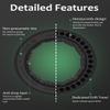 GLDYTIMES 2PCS 10x2.75 Quick Release Sports Drift Tires Fit for Segway Ninebot Gokart pro/S MAX/Gokart Kit(with Ninebot S Max), 10-2.75 Gokart Bundle Drifting Rear Tire view 3