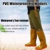 KPHYMOD Hip Waders for Men Women, Waterproof PVC Waders Boots, Duck Hunting & Fishing Insulated Bootfoot(8) view 2