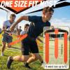 Hilhook Flag Football Belts, 14 Player Flag Football Set with 42 Flags for Kids Youth and Adults Training Equipment (Yellow and Orange) view 3