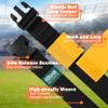 Hilhook Flag Football Belts, 14 Player Flag Football Set with 42 Flags for Kids Youth and Adults Training Equipment (Yellow and Orange) view 4