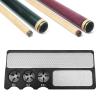 4 in 1 Billiard Cue Tip Repair Tool Pool Tip Tool Snooker Pool Cue Tip Shaper Burnisher Billiard Stick Accessories Metal Repair Tool (Black) view 2