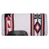 Dura-Tech Performance Western Horse Saddle Pad | Hand-Woven Acrylic with Moisture-Wicking Fleece | 3/4" Felt Interior | Classic Native Design | 34" x 36" | Color Cream/Black/Rust