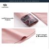 HISDERN Mens Pink Dress Shirts Business Button Down Long Sleeve Shirts Casual Formal Tuxedo Shirt for Men Regular Fit Party view 3