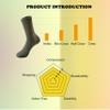 MAGIARTE Womens Compression Athletic Cotton Crew Socks Moisture Wicking Running Cycling Multi Sports Socks for Women 3 PACK (Multi #02L) view 3