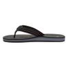Quiksilver Carver Suede Flip Flops for Men, Arch Support Athletic Mens Sandals, Size 6 to 16 Thong Mens Slides, Solid Black, 16 M US view 3
