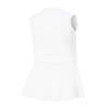 Kids Girls Sleeveless Tennis Golf Dress with Pockets and Athletic Skorts Set - Pure White view 1