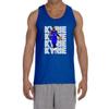 Blue Kyrie Irving Text Pic Tank Top Adult XL view 1