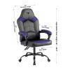 Imperial Black Baltimore Ravens Oversized Office Chair view 3