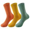 MAGIARTE Womens Compression Athletic Cotton Crew Socks Moisture Wicking Running Cycling Multi Sports Socks for Women 3 PACK (Multi #01L) view 1