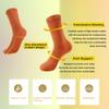 MAGIARTE Womens Compression Athletic Cotton Crew Socks Moisture Wicking Running Cycling Multi Sports Socks for Women 3 PACK (Multi #01L) view 2