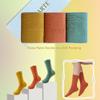 MAGIARTE Womens Compression Athletic Cotton Crew Socks Moisture Wicking Running Cycling Multi Sports Socks for Women 3 PACK (Multi #01L) view 4