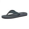 Quiksilver Carver Suede Flip Flops for Men, Arch Support Athletic Mens Sandals, Size 6 to 16 Thong Mens Slides, Grey/Grey/Black, 15 M US view 1