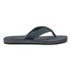 Quiksilver Carver Suede Flip Flops for Men, Arch Support Athletic Mens Sandals, Size 6 to 16 Thong Mens Slides, Grey/Grey/Black, 15 M US view 2