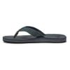 Quiksilver Carver Suede Flip Flops for Men, Arch Support Athletic Mens Sandals, Size 6 to 16 Thong Mens Slides, Grey/Grey/Black, 15 M US view 3