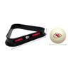 Imperial Kansas City Chiefs Cue Ball & Rack Set view 2