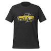 1958 Sports Car t-Shirt Yellow C1 Vette Art Graphic Tee for Chevy Classic Car Owners view 1