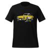 1958 Sports Car Graphic T-Shirt | Vintage Car Enthusiast Gift Black view 1