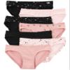 Carter's Girls' Little 7-pack Underwear (Pink/Black Stars, 6 Years) view 1