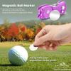 Middletown Outdoors Golf Divot Tool with Magnetic Ball Marker, Multifunctional Divot Tool, Foldable Fork,Fix Divots, Clean Clubs and Cleats, U Shape Bottom can Hold Club, Pink view 3