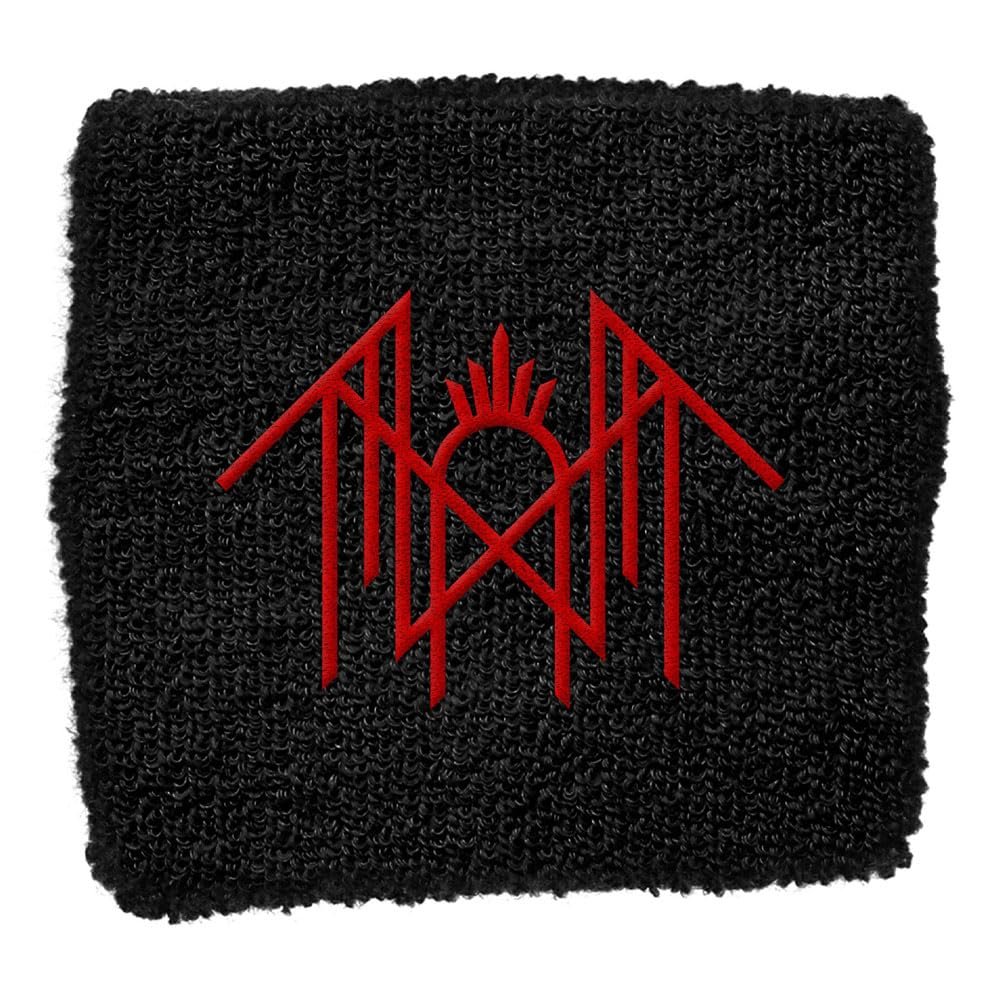 Rock Off officially licensed products Sleep Token Sigil Band Logo Embroidered Sweatband, Black