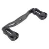 Pongnas Fishing Reel Handle, Lightweight Carbon Fiber Baitcasting Trolling Reel Rocker Universal Interface Comfortable Grip Hollowed Out Grip Knob for Replacement (95mm) view 3