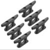 SEAFLO 5" Boat Cleat Black Nylon Dock Cleat Kayak Cleat(5", 6-Pack) view 1
