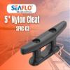 SEAFLO 5" Boat Cleat Black Nylon Dock Cleat Kayak Cleat(5", 6-Pack) view 2