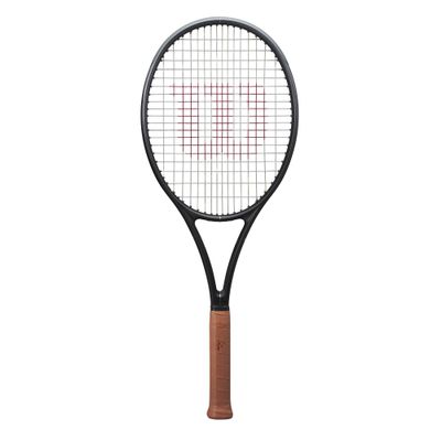 Wilson RF 01 Strung Performance Tennis Racket - Grip Size 4-4 1/2", Strung with Sensation 16 Natural at Mid Range Tension
