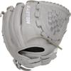 Easton | Professional Collection Fastpitch Softball Glove | Left Hand Throw | 12.5" - Basket Web | Grey view 3