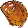 Easton | Professional Collection Fastpitch First Base Mitt | Right Hand Throw | 13" - Single Post Double Bar Web | Tan/Black view 2