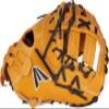 Easton | Professional Collection Fastpitch First Base Mitt | Right Hand Throw | 13" - Single Post Double Bar Web | Tan/Black view 4