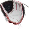 Easton | Professional Collection Fastpitch Softball Glove | Right Hand Throw | 12" - Basket Web | White/Navy/Red view 2