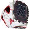 Easton | Professional Collection Fastpitch Softball Glove | Right Hand Throw | 12" - Basket Web | White/Navy/Red view 4