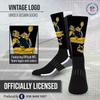 For Bare Feet NFL V Curve Pittsburgh Steelers Socks, Pittsburgh Socks for Men and Women Crew Socks for Game Day (Pittsburgh Steelers - Team Color, Medium) view 2