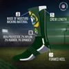 For Bare Feet NFL V Curve Green Bay Packers Socks, Green Bay Socks for Men and Women Crew Socks for Game Day (Green Bay Packers - Team Color, Large) view 3