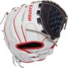 Easton | Professional Collection Fastpitch Softball Glove | Right Hand Throw | 12.5" - Pro I-Web | White/Navy/Red view 3