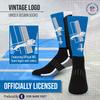 For Bare Feet NFL V Curve Detroit Lions Socks, Detroit Socks for Men and Women Crew Socks for Game Day (Detroit Lions - Team Color, Medium) view 2