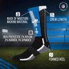 For Bare Feet NFL V Curve Detroit Lions Socks, Detroit Socks for Men and Women Crew Socks for Game Day (Detroit Lions - Team Color, Medium) view 3