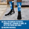 For Bare Feet NFL V Curve Detroit Lions Socks, Detroit Socks for Men and Women Crew Socks for Game Day (Detroit Lions - Team Color, Medium) view 4